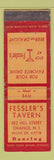 Matchbook Cover - Fessler's Tavern Orange NJ WEAR