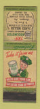 Matchbook Cover - Cities oil gas James Miller Bangor PA WEAR