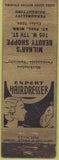 Matchbook Cover - Milnar's Beauty Shop St Paul MN girlie POOR