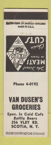 Matchbook Cover - Van Dusen's Grocery Scotia NY