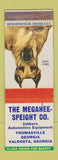Matchbook Cover - Megahee Speight Auto Parts Thomasville Valdosta GA