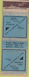 Matchbook Cover - Refrigerative Supply Seattle Spokane WA  Portland OR CREASE