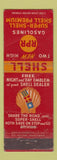 Matchbook Cover - Shell oil gas RPR WEAR