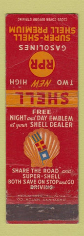 Matchbook Cover - Shell oil gas RPR WEAR
