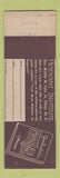 Matchbook Cover - Hotpoint Appliances Central Electric Supply Battle Creek MI