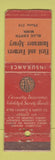 Matchbook Cover - AETNA Insurance First Farmers Blue Earth MN low phone # WORN