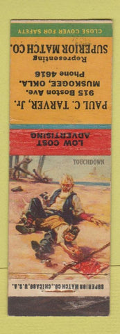 Matchbook Cover - Paul Taver Superior Match Muskogee OK WEAR