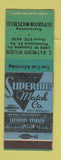 Matchbook Cover - E Raymond Wilson Superior Match Philadelphia PA