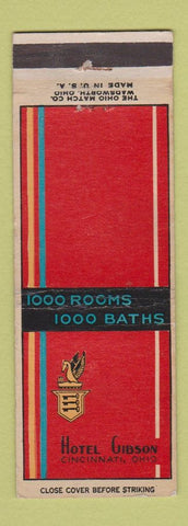 Matchbook Cover - Hotel Gibson Cincinnati OH