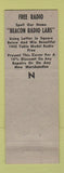 Matchbook Cover - Beacon Radio Labs Utica NY
