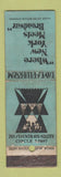 Matchbook Cover - Davis Blue Room New York City WORN