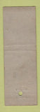 Matchbook Cover - Davis Blue Room New York City WORN