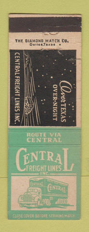 Matchbook Cover - Central Freight Lines Trucking