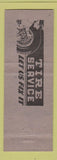 Matchbook Cover Cravan's Sunoco oil gas Lancaster OH low phone # Goodrich Tires