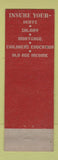 Matchbook Cover - JJ Symanitz Minneapolis MN Alliance Insurance