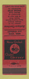 Matchbook Cover - Antique Gardens Restaurant Haughton LA low phone #