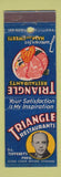 Matchbook Cover - Triangle Restaurants Toffenetti Chicago IL