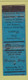 Matchbook Cover - Francis Shop Baldwinsville NY WORN