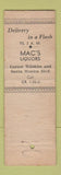 Matchbook Cover - Mac's Liquors Beverly Hills CA Christmas WEAR