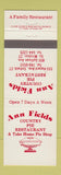 Matchbook Cover - Ann Fields Country Pie Restaurant South Windsor CT