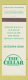 Matchbook Cover - The Cellar Los Altos CA