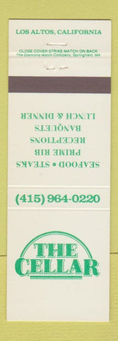 Matchbook Cover - The Cellar Los Altos CA