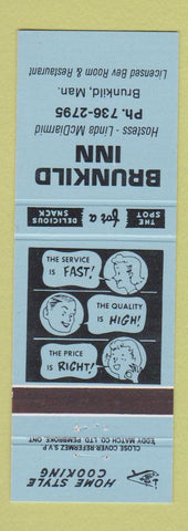 Matchbook Cover - Brunkild Inn MB
