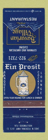 Matchbook Cover - Bavarian Village Restaurant Hollywood FL