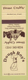 Matchbook Cover - Dough Boy's Restaurant Dallas TX