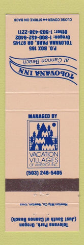 Matchbook Cover - Tolovana Inn Tolovana Park OR