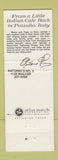 Matchbook Cover - Antonio's Pizza Houston TX Flying Pizza