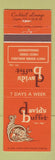 Matchbook Cover - David's Buffet Evendale OH