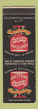 Matchbook Cover - Greystone Margo Wines Philadelphia PA WEAR