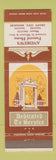 Matchbook Cover - Andrews Funeral Home Grant City MO