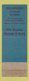 Matchbook Cover - The St James Hotel Philadelphia PA