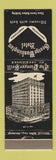 Matchbook Cover - George Washington Hotel Washington PA