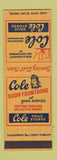 Matchbook Cover - Cole Drug Stores Soda Fountains