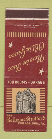 Matchbook Cover - Bellevue Stratford Hotel Philadelphia PA