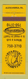 Matchbook Cover - Starvin Marin Restaurant Alexandria VA