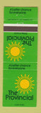 Matchbook Cover - The Provincial Lottery Ontario ON