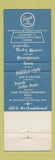 Matchbook Cover - Seaside Hotel Motor Inn Atlantic City NJ