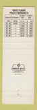 Matchbook Cover - Michigan MI Lottery