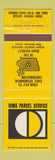 Matchbook Cover - Iowa Parcel Service Des Moines IA