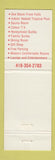 Matchbook Cover - Pilgrim Motor Inn Niagara Falls ON