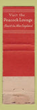 Matchbook Cover - The Lido Worcester MA FEDERAL LONG WEAR