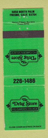 Matchbook Cover - The Drug Store Fig Garden Village Fresno CA WEAR
