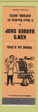 Matchbook Cover - Ken's Barber Shop Oxford MI