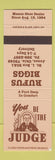 Matchbook Cover - Rufus Biggs Mason Shoes Jones OK