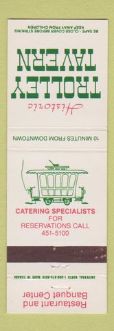 Matchbook Cover - Trolley Tavern Cincinnati OH