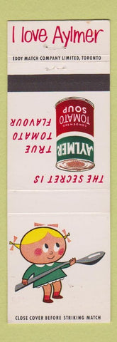 Matchbook Cover - Aylmer Tomato Soup Canada